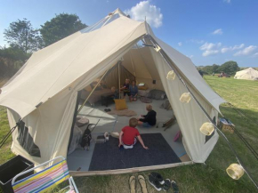 Bell Tents at Llanfair Hall